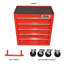 Armoire à outils 5 tiroirs