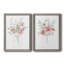 «Whimsical Wildflowers I», ensemble de 2 peintures sur toile encadrées-1927993437-1927993408