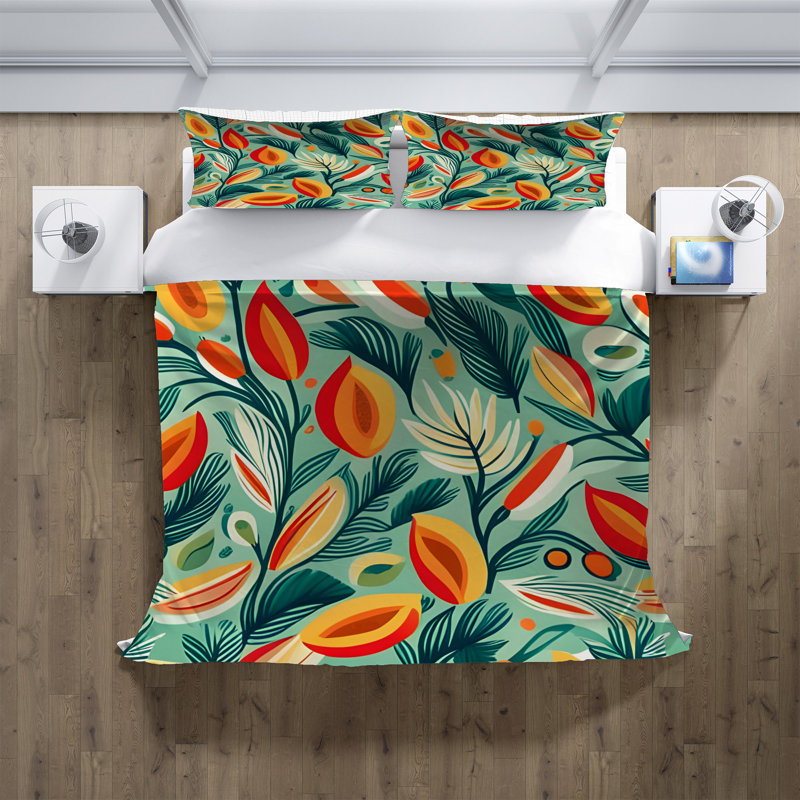Polyester Duvet Cover, King Duvet Cover + 2 King Shams