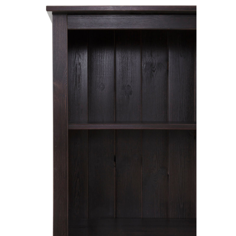 Abhijeet 106cm H x 77cm W Standard Bookcase, Walnut