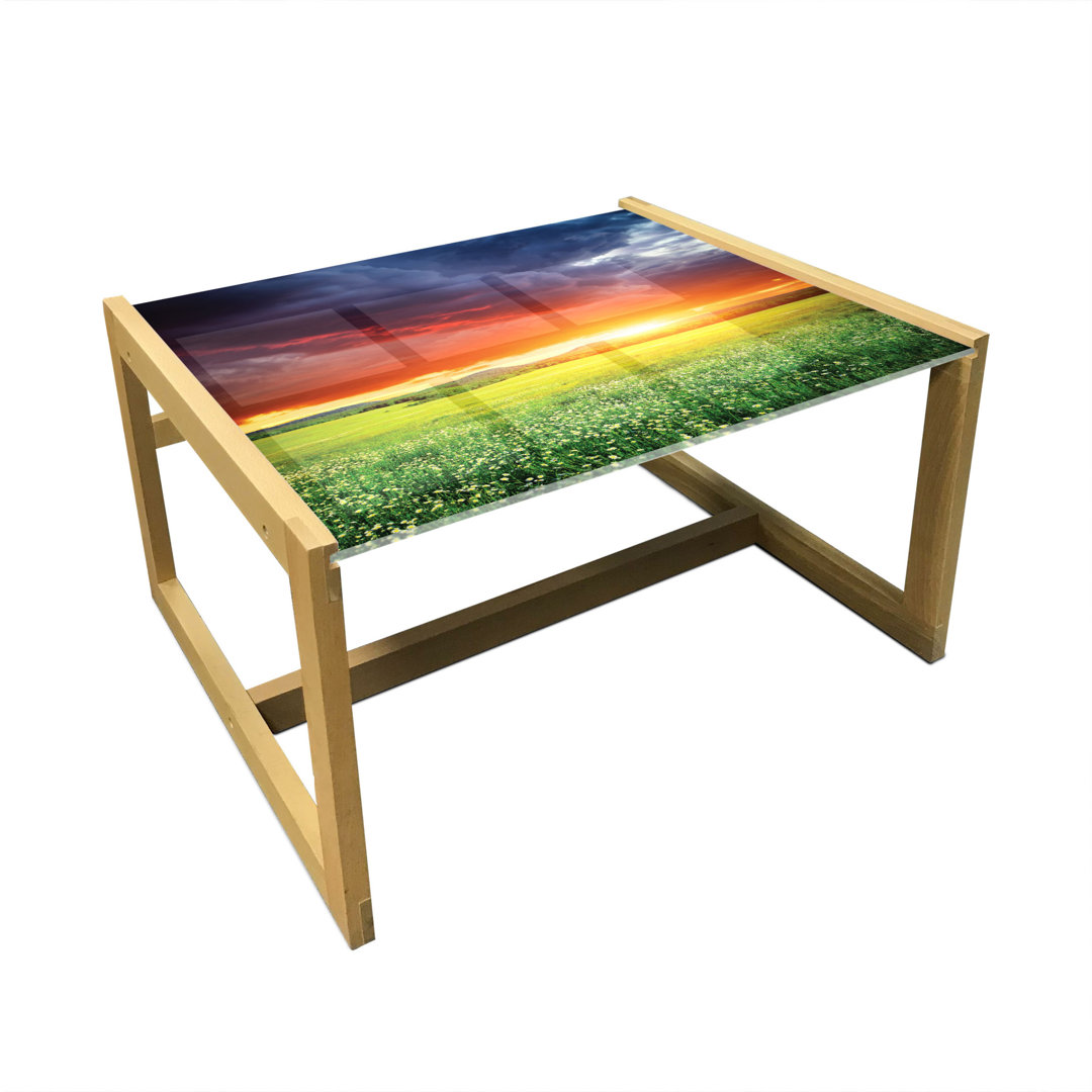 Couchtisch, Sunset Moderne Ansicht, Bunt, Mehrfarbig