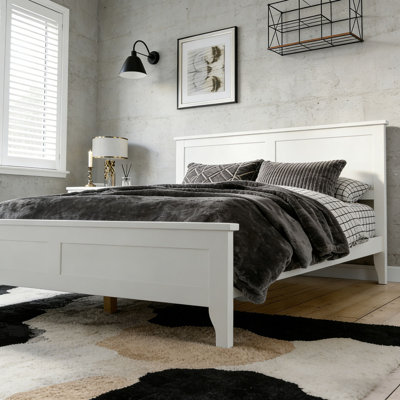 Modern Solid Wood Platform Bed