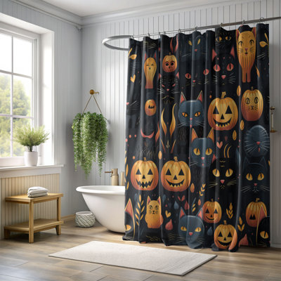 Haunted Cats - Rideau de douche Premium