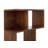 Ashburn Wood 4 Shelves Storage Brown Shelving Unit with Open Frame Design