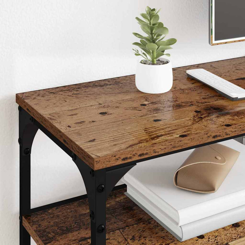 Unfinished TV Stand, Old Wood, 50cm H x 200cm L x 30cm W