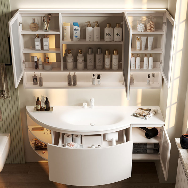 Armoire de salle de bain Minimalist, H 19,6 po x l 51,1 po x P 20,4 po