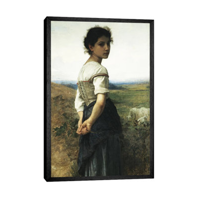 The Young Shepherdess, 1885 by William-Adolphe Bouguereau - Painting on Canvas