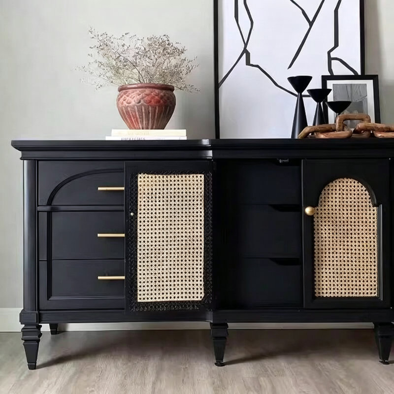 Buffet grande capacité multifonctionnel, H 27,56 po x l 78,74 po x P 17,72 po