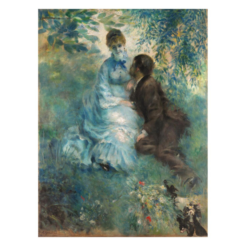 «Lovers» par Pierre-Auguste Renoir - Estampe numérique, H 28 po x l 22 po