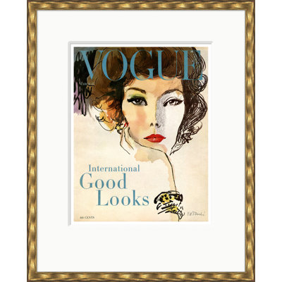 Couverture de Vogue, Illustration de Nina De Voe, Rene R. Bouche, 15 mars 1958