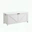 Banc de rangement très long avec finition blanc rétro-1294807596