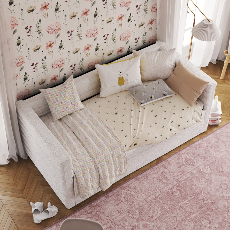 Alarion Upholstered Daybed with Trundle - Twin