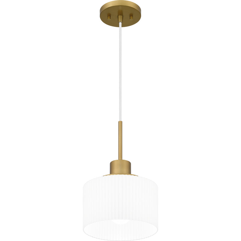 Alerk 1 - Light Single Pendant, Brass
