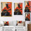 Jazz, joueur de guitare rétro - musicien mural, salon-920371867-920371860