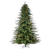9' Green Fir Artificial Christmas Tree with 1000 Clear Lights