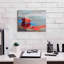 «Red Boat Rhythm» par Beth Forst, estampe numérique sur toile-1400224460