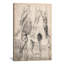 «S Carnets de croquis de jambes» par Leonardo Da Vinci, impression sur toile tendue-1251802165-1314348052-1314348053