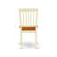 L'ensemble 9 pièces de table et chaises de cuisine comprend une table de salle à manger ovale avec rallonge papillon et 8 chaises de salle à manger, babeurre et cerise-132803128-132803131