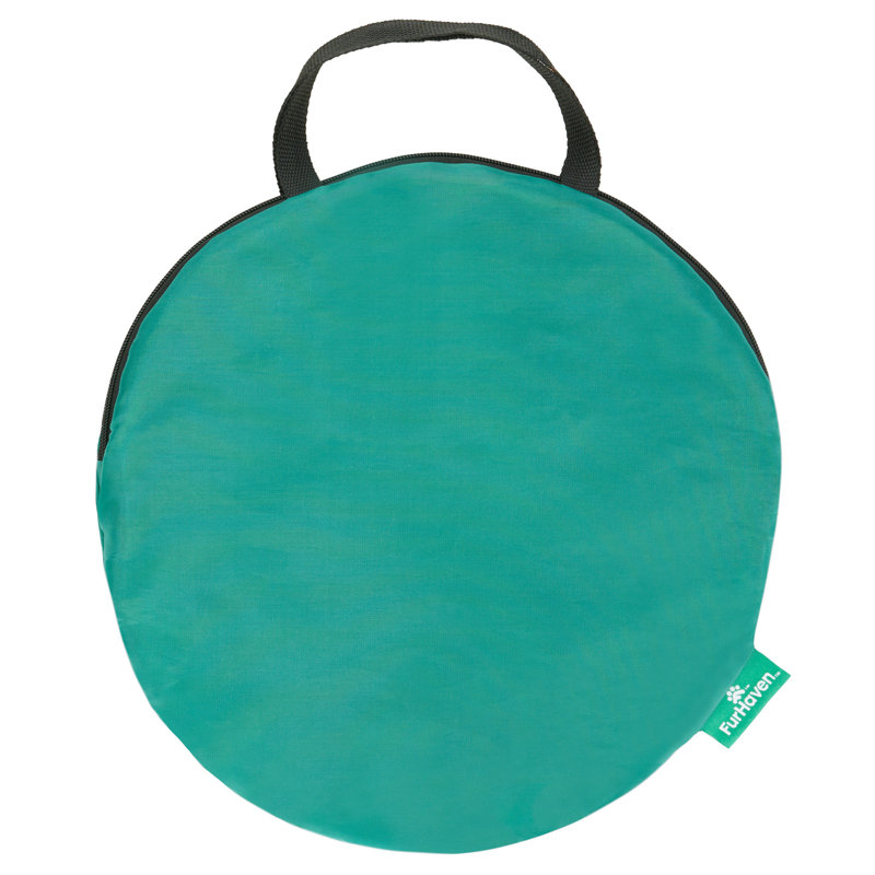 with Pet Door, 23.75" H x 37" W x 31" D, Red/Green