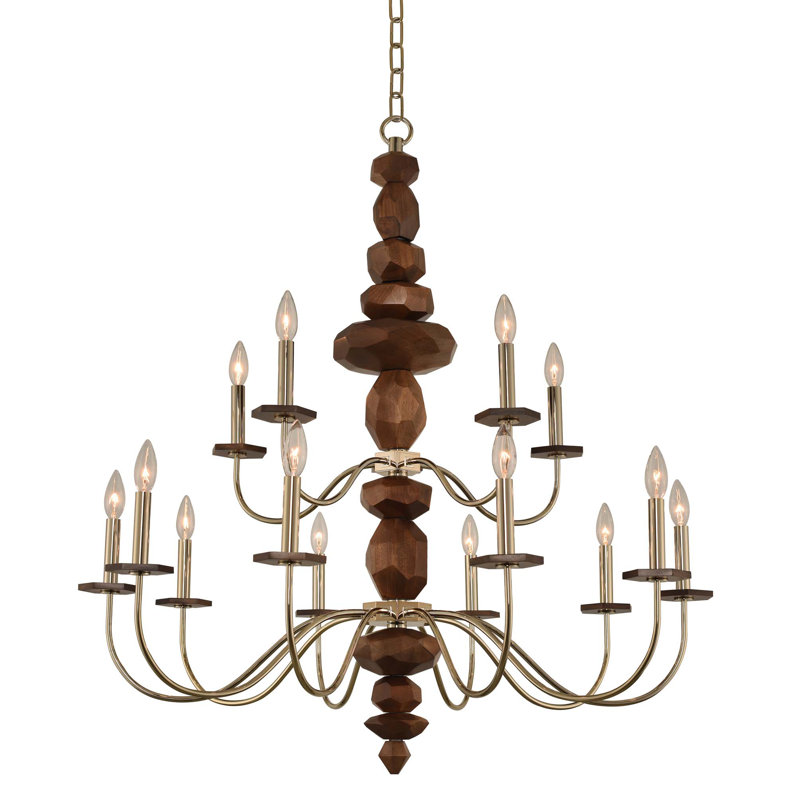 Lustre champagne Lassen 15 LT Kalco
