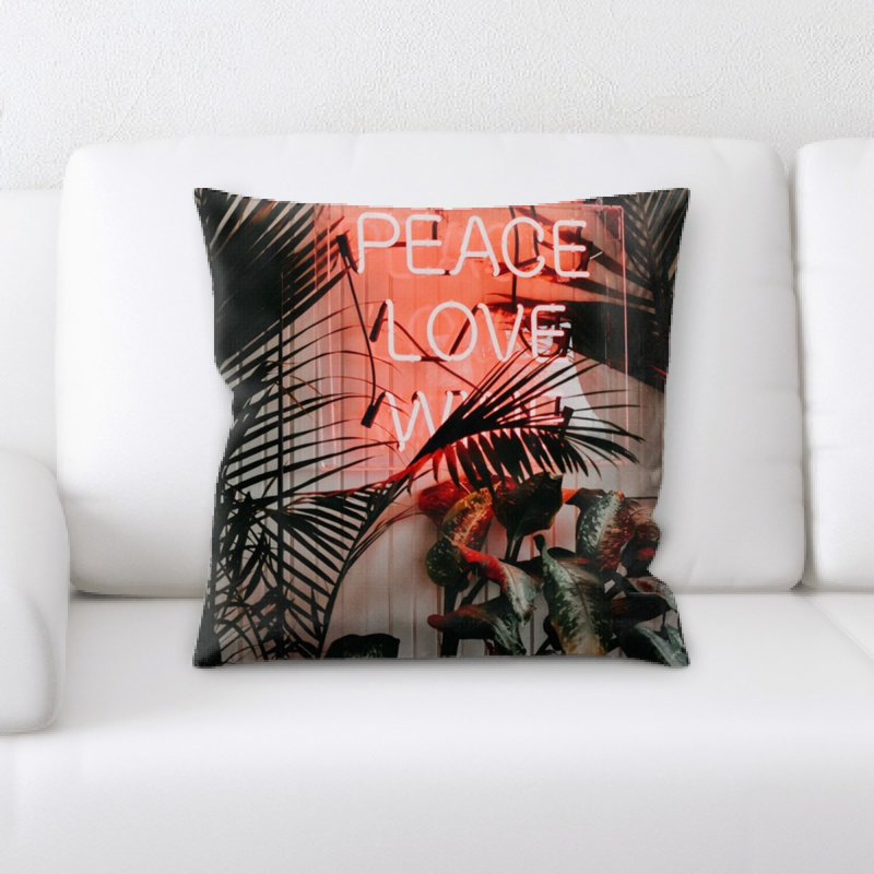 Microsuede Reversible Throw Pillow