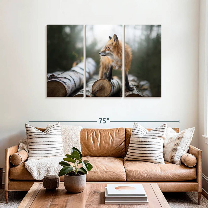 Brampt Handsome Fox, 36" H x 57" W