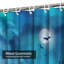 Rideau de douche d'Halloween avec 12 crochets-1061627260