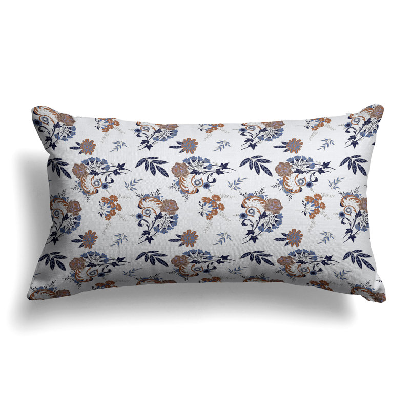 Coussin Rose Dreams, Bleu / blanc