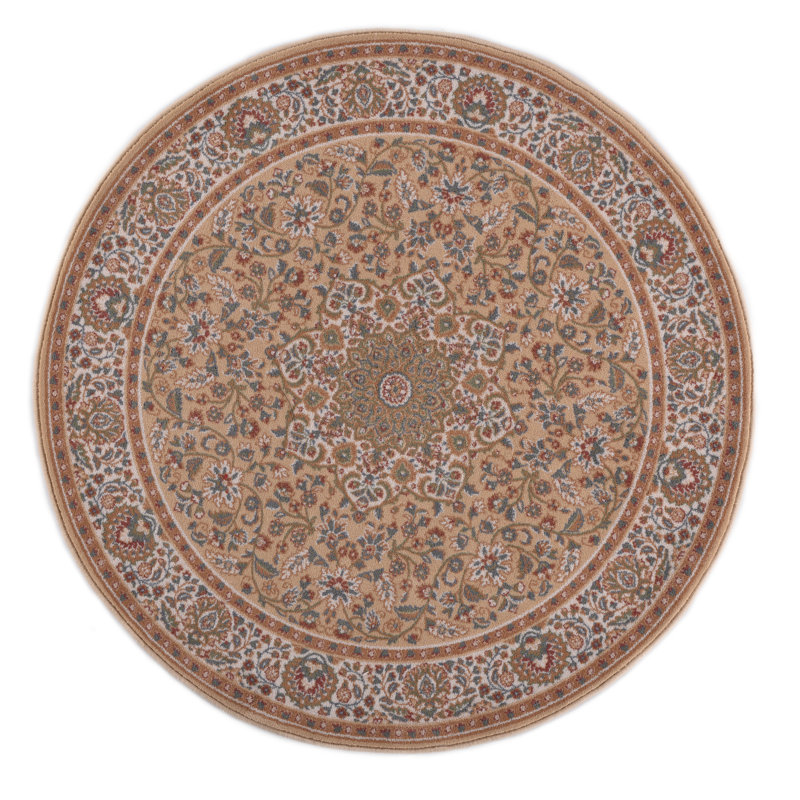 Oriental Area Rug, Round 133cm