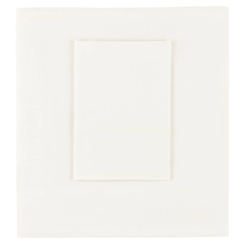 Cozy Cotton Pillowcases, Ivory, Standard Pillowcases