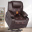Fauteuil inclinable en cuir Kyvin-968001067