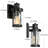 Shuai Black Outdoor Wall Lantern with Dusk to Dawn (Set of 2)