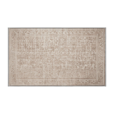 Machine Washable Gray Area Rug