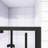 26" X 72" Black Framed Bi-Fold Pivot Shower Door, 1/4" Clear Tempered Glass, Space-Saving Folding Enclosure With Stainless Steel Handle, Reversible Installation