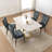 Velvet Upholstered Dining Chair-574241458