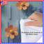 Édredon bleu, orange et fleurs-126343009