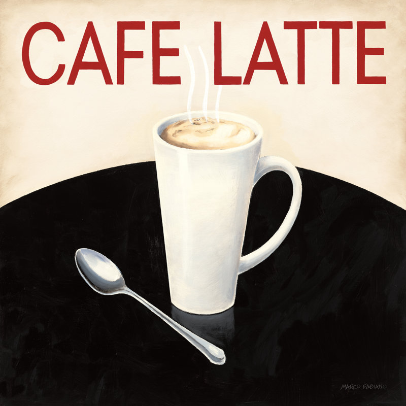 Cafe Moderne I by Marco Fabiano - Wrapped Canvas Painting, 30cm H x 30cm W