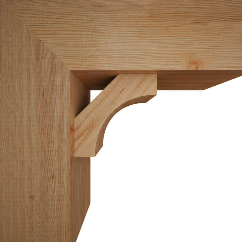 Support Westlake Block avec support décalé, 18 po x 18 po, Sapin Douglas de l 7 1/2 (lisse)