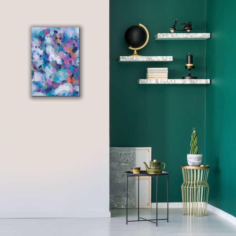 «Abstract Colorful Flows 6» par Irena Orlov, H 26 po x l 18 po x P 0,75 po