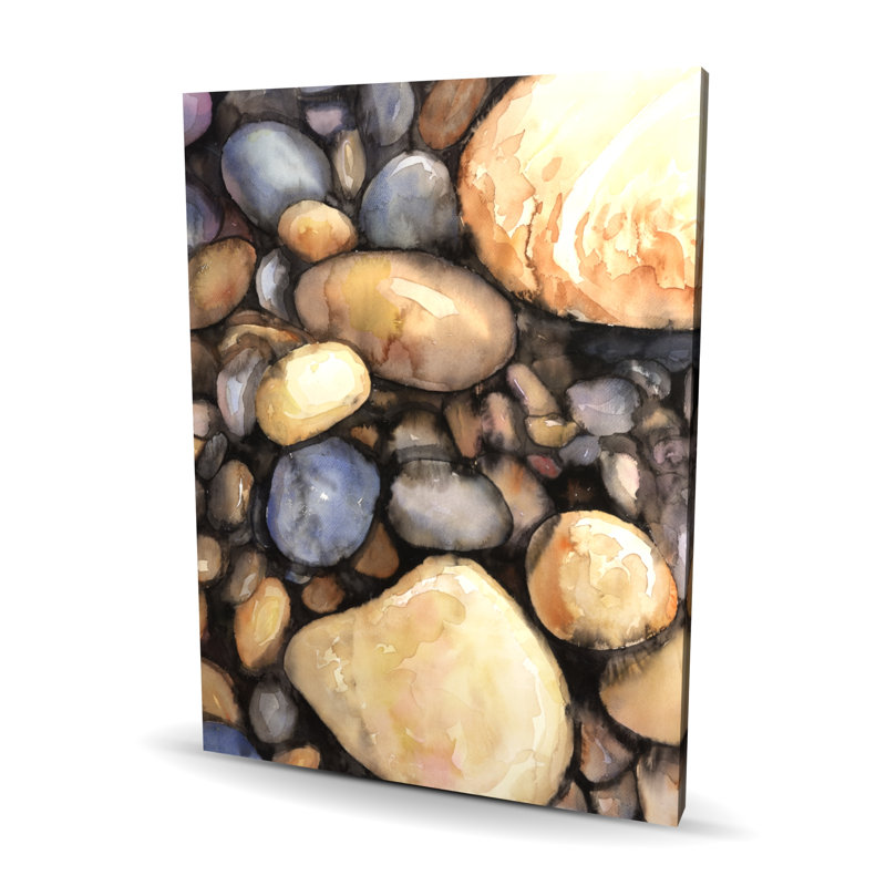 Small Pebbles - Shapes Landscapes Canvas for Home Decor