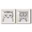 Hibou - ensemble de 2 peintures-271124425-271124477