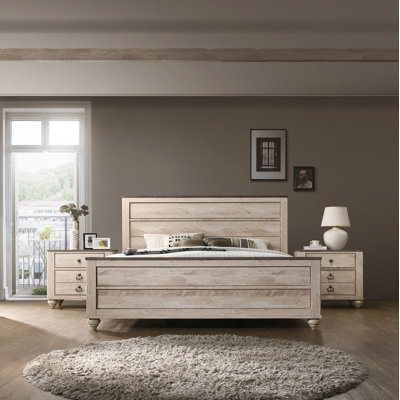 Ensemble de chambre à coucher standard 3 pièces Amareona