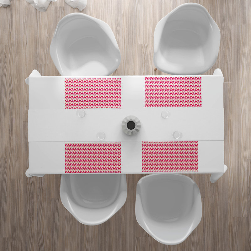Polyester Abstract Rectangle Placemat