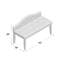 Banc en similicuir Fela-556410266-556410267