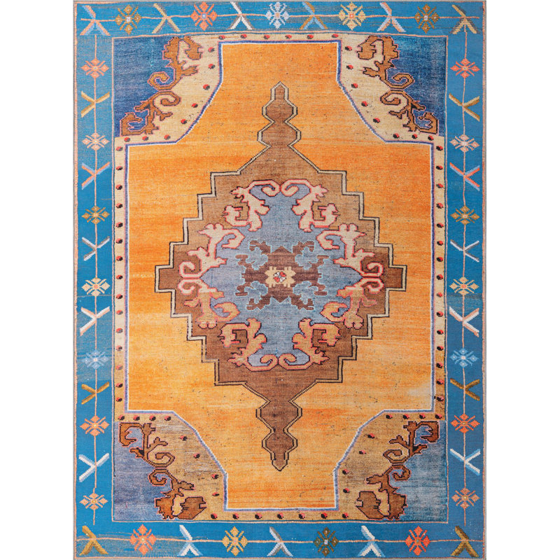 Oppie Chenille Oriental Indoor Rug, Rectangle 7'6" x 10'6"