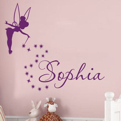 Tinkerbell Sports Non-Wall Damaging Wall Decal
