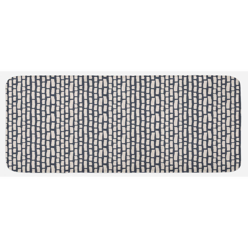 Tapis de cuisine abstrait