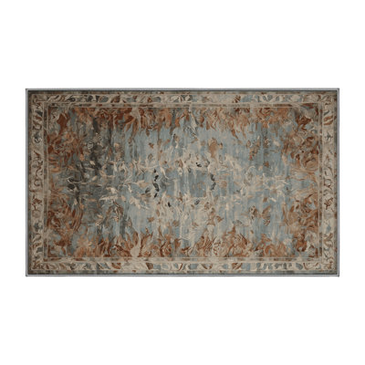 Tapis gris lavable à la machine