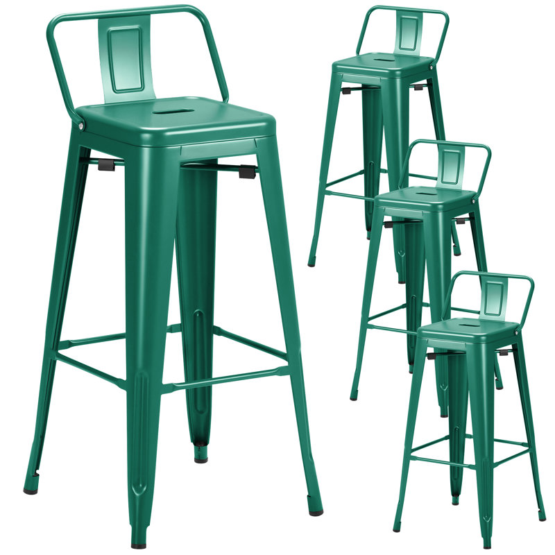 30" Counter & Bar Stool (Set of 4), Green