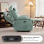 Fauteuil inclinable électrique pivotant en chenille avec appui-tête pliable et porte-gobelets-1503757065